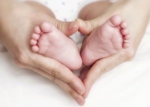 Reflexology for Maternity. Maternity feet